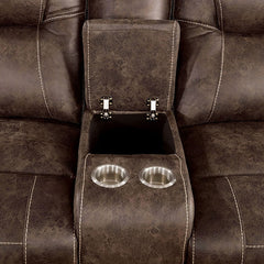 Marjorie Mocha Loveseat - Ornate Home