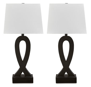 Markellton Black Table Lamp (Set of 2) (Online Special Price) - Ornate Home