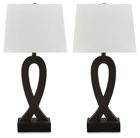 Markellton Black Table Lamp (Set of 2) - Ornate Home