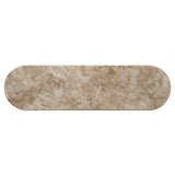Markku Oak/Natural Marble Console Table - Ornate Home