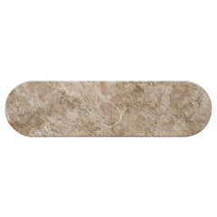Markku Oak/Natural Marble Console Table - Ornate Home