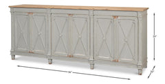Marksman Grey Sideboard - Ornate Home