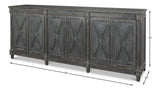 Marksman Grey Sideboard - Ornate Home