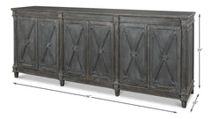 Marksman Grey Sideboard - Ornate Home