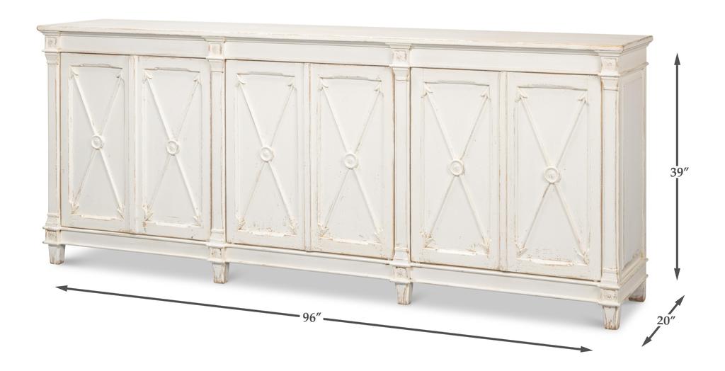Marksman White Sideboard - Ornate Home