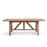 Marla Amber Toast Extendable Dining Table - Ornate Home