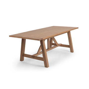 Marla Amber Toast Extendable Dining Table - Ornate Home