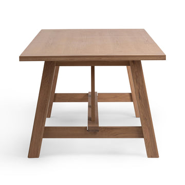 Marla Amber Toast Extendable Dining Table - Ornate Home