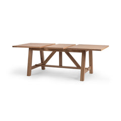 Marla Amber Toast Extendable Dining Table - Ornate Home