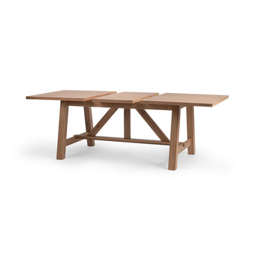Marla Amber Toast Extendable Dining Table - Ornate Home