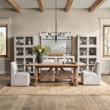 Marla Amber Toast Extendable Dining Table - Ornate Home