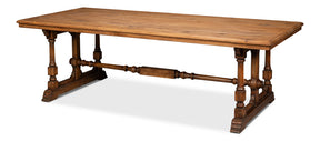 Marlborough Brown Pine Refectory Dining Table - Ornate Home
