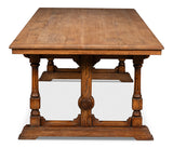 Marlborough Brown Pine Refectory Dining Table - Ornate Home