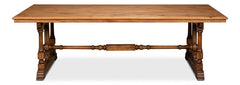 Marlborough Brown Pine Refectory Dining Table - Ornate Home