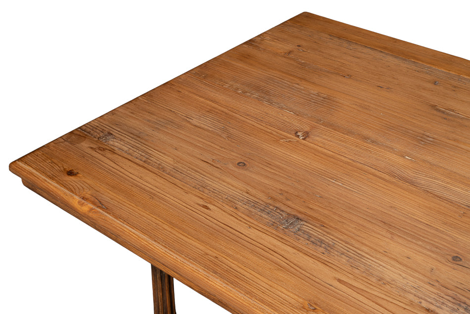 Marlborough Brown Pine Refectory Dining Table - Ornate Home