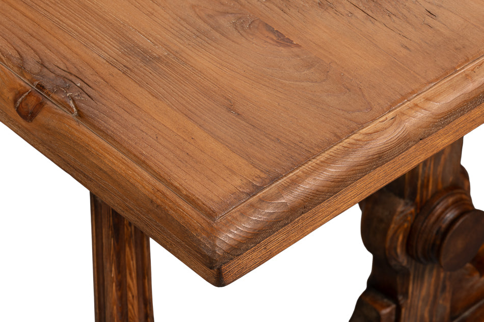 Marlborough Brown Pine Refectory Dining Table - Ornate Home