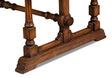 Marlborough Brown Pine Refectory Dining Table - Ornate Home