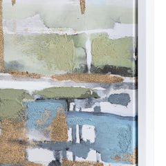 Marlea Green/Blue Canvas - Ornate Home