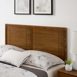 Marlee Walnut Wood Full Platform Bed With Splayed Legs - Ornate Home