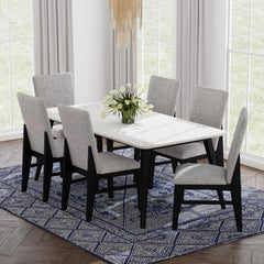 Marlene Black/Grey Dining Side Chair (Set of 2) - Ornate Home