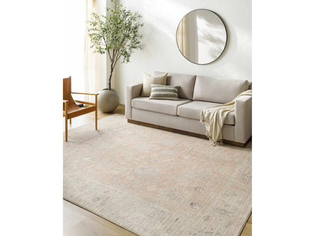 Marlene Damask Blush Area Rug - Becki Owens x Livabliss - Ornate Home