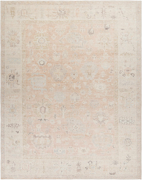 Marlene Damask Blush Area Rug - Becki Owens x Livabliss - Ornate Home