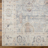 Marlene Damask Cream & Blue Area Rug - Becki Owens x Livabliss - Ornate Home