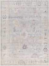 Marlene Damask Cream & Blue Area Rug - Becki Owens x Livabliss - Ornate Home