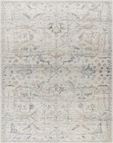 Marlene Damask Off White & Blue Area Rug - Becki Owens x Livabliss - Ornate Home