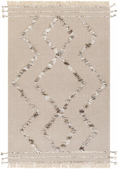 Marleston Taupe High-Low Rug - Clearance - Ornate Home