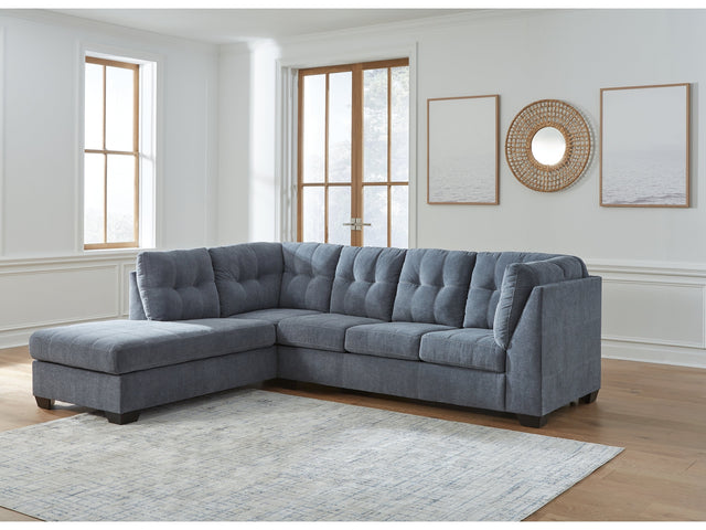 Marleton Denim 2-Piece Sectional with Chaise (Online Special Price) - Ornate Home