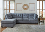 Marleton Denim 2-Piece Sectional with Chaise - Ornate Home