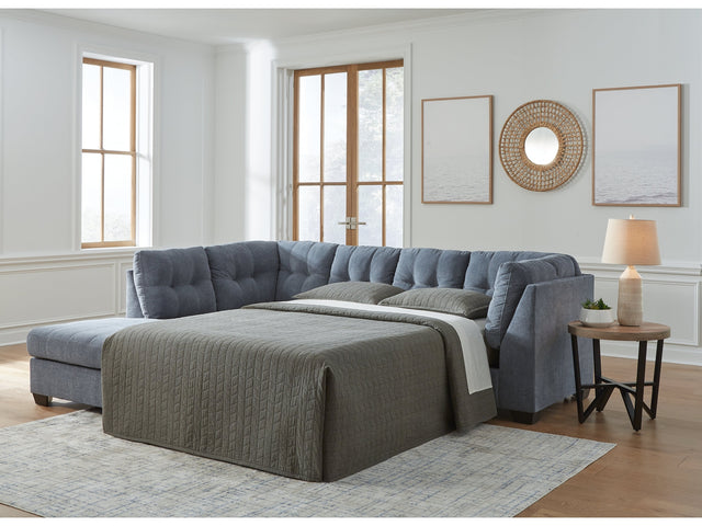 Marleton Denim 2-Piece Sleeper Sectional with Chaise (Online Special Price) - Ornate Home