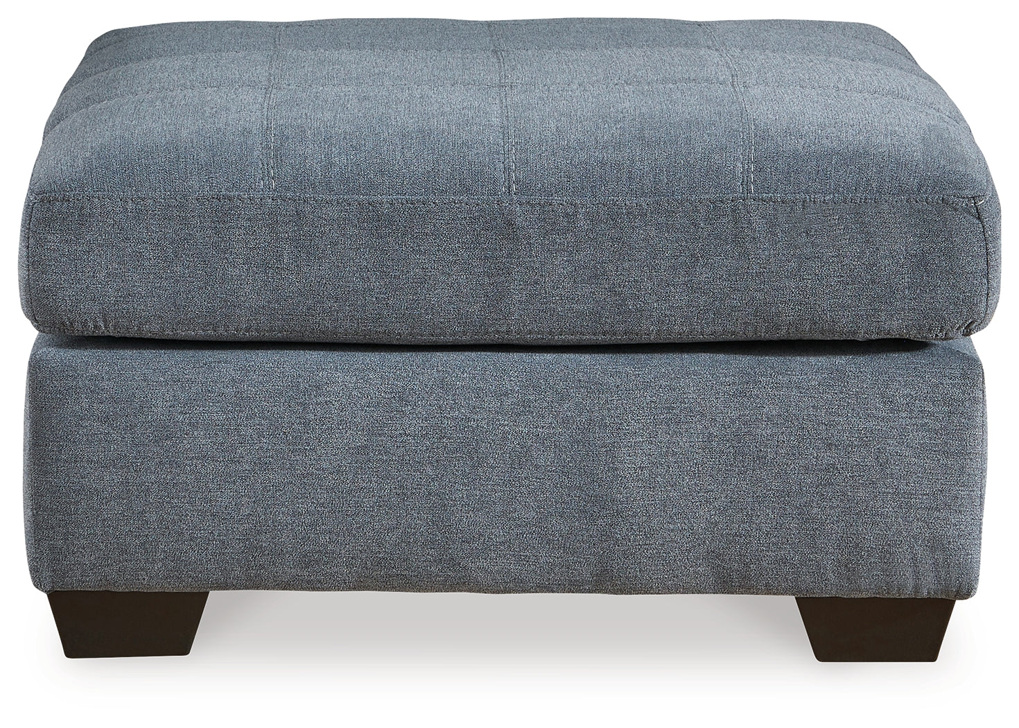 Marleton Denim Oversized Accent Ottoman - Ornate Home