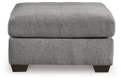 Marleton Gray 2-Piece Sectional and Ottoman - Ornate Home