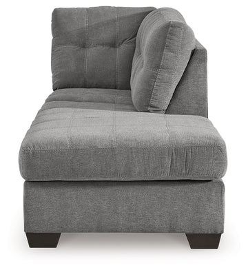 Marleton Gray 2-Piece Sectional and Ottoman - Ornate Home