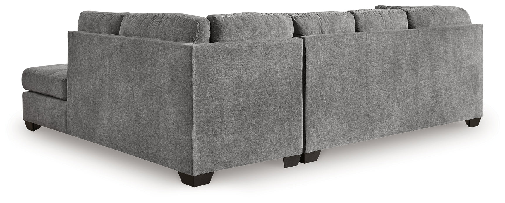 Marleton Gray 2-Piece Sectional and Ottoman - Ornate Home