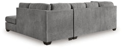 Marleton Gray 2-Piece Sectional and Ottoman - Ornate Home