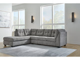 Marleton Gray 2-Piece Sectional with Chaise (Online Special Price) - Ornate Home