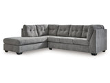 Marleton Gray 2-Piece Sectional with Chaise - Ornate Home