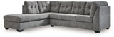 Marleton Gray 2-Piece Sleeper Sectional w/Chaise (Online Special Price) - Ornate Home