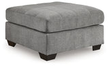 Marleton Gray Oversized Accent Ottoman - Ornate Home