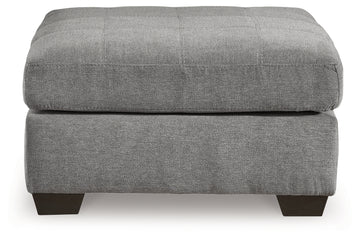 Marleton Gray Oversized Accent Ottoman - Ornate Home