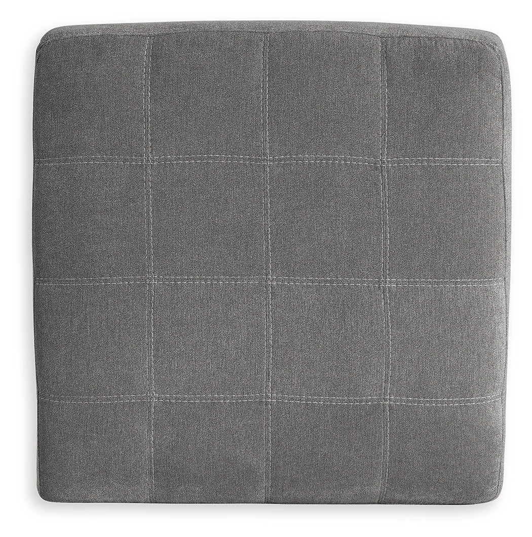 Marleton Gray Oversized Accent Ottoman - Ornate Home