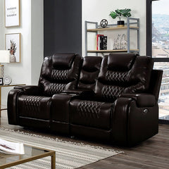 Marley Brown Power Loveseat - Ornate Home