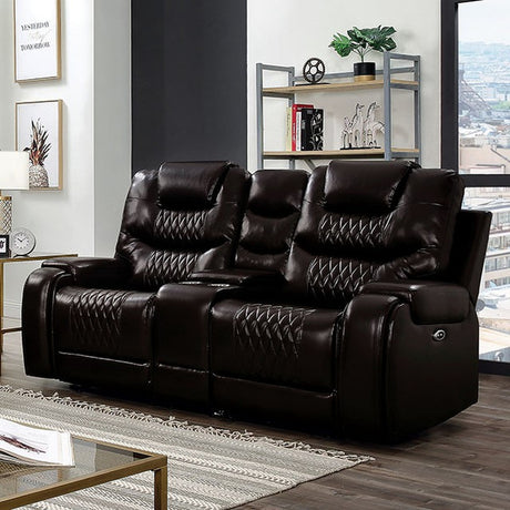 Marley Brown Power Loveseat - Ornate Home