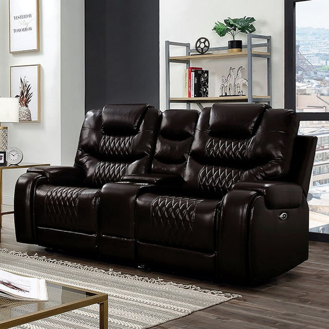 Marley Brown Power Loveseat - Ornate Home