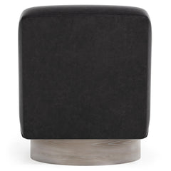 Marley Charcoal/Black Swivel Chair - Ornate Home