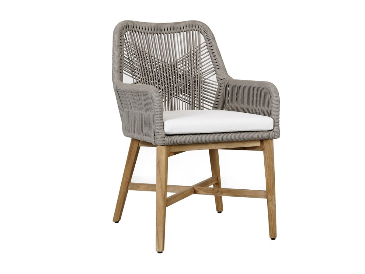 Marley Gray Outdoor Dining Chair - Ornate Home