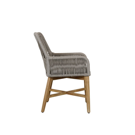 Marley Gray Outdoor Dining Chair - Ornate Home